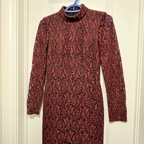 Judith & Charles red lace dress - Picture 1 of 3